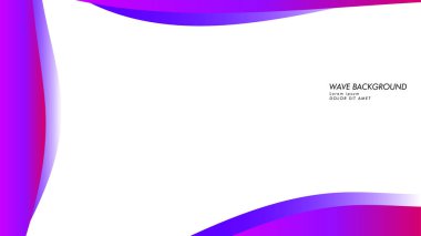 Soyut dalga arka plan degrade pembe ve mor ile