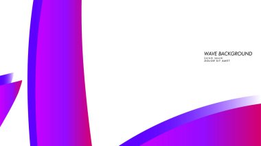 Soyut dalga arka plan degrade pembe ve mor ile