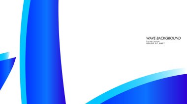 Soyut dalga arka plan mavi renk ile