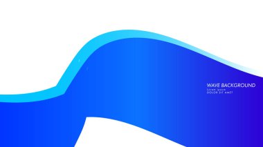 Soyut dalga arka plan mavi renk ile