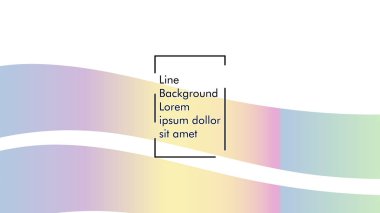 Soyut dalga arka plan gradyan ile