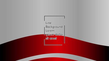 Dalgalı arka plan, kırmızı renk ve gri arka plan