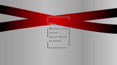 Dalgalı arka plan, kırmızı renk ve gri arka plan