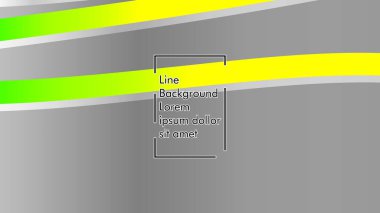 yeşil ve sarı gradyan ile soyut dalga arka plan