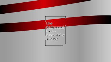 Dalgalı arka plan, kırmızı renk ve gri arka plan