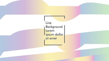 Soyut dalga arka plan gradyan ile