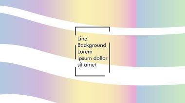 Soyut dalga arka plan gradyan ile