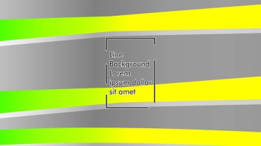 yeşil ve sarı gradyan ile soyut dalga arka plan