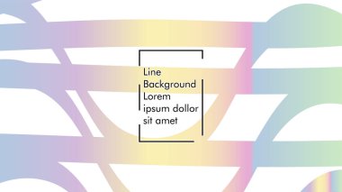 Soyut dalga arka plan gradyan ile