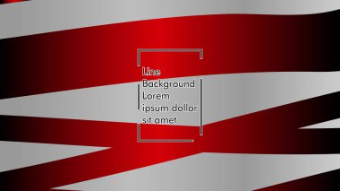 Dalgalı arka plan, kırmızı renk ve gri arka plan