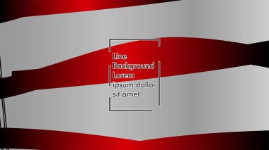 Dalgalı arka plan, kırmızı renk ve gri arka plan