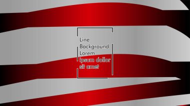 Dalgalı arka plan, kırmızı renk ve gri arka plan