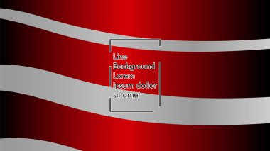 Dalgalı arka plan, kırmızı renk ve gri arka plan