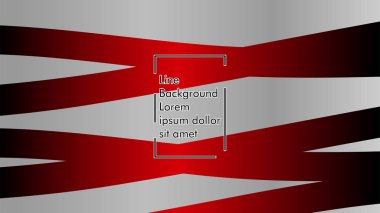 Dalgalı arka plan, kırmızı renk ve gri arka plan