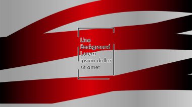 Dalgalı arka plan, kırmızı renk ve gri arka plan