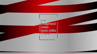 Dalgalı arka plan, kırmızı renk ve gri arka plan