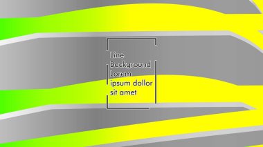 yeşil ve sarı gradyan ile soyut dalga arka plan