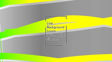 yeşil ve sarı gradyan ile soyut dalga arka plan