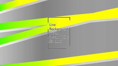 yeşil ve sarı gradyan ile soyut dalga arka plan