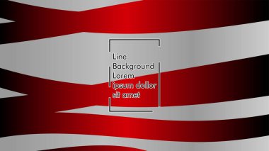 Dalgalı arka plan, kırmızı renk ve gri arka plan