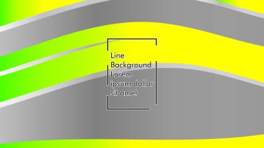 yeşil ve sarı gradyan ile soyut dalga arka plan