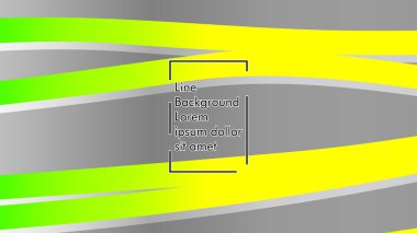 yeşil ve sarı gradyan ile soyut dalga arka plan
