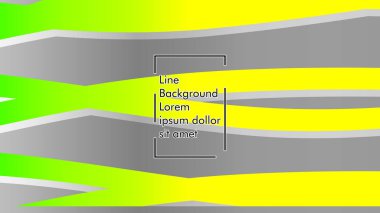 yeşil ve sarı gradyan ile soyut dalga arka plan