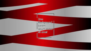 Dalgalı arka plan, kırmızı renk ve gri arka plan