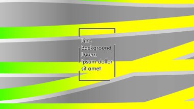 yeşil ve sarı gradyan ile soyut dalga arka plan