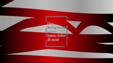 Dalgalı arka plan, kırmızı renk ve gri arka plan