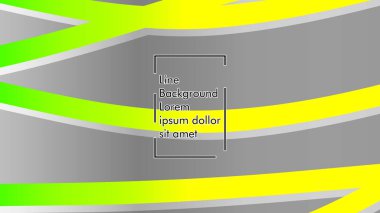 yeşil ve sarı gradyan ile soyut dalga arka plan