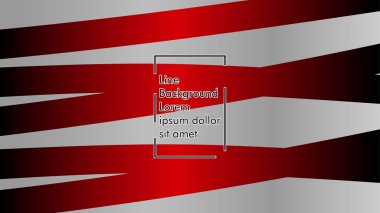 Dalgalı arka plan, kırmızı renk ve gri arka plan