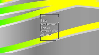 yeşil ve sarı gradyan ile soyut dalga arka plan