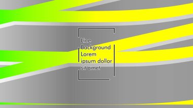 yeşil ve sarı gradyan ile soyut dalga arka plan