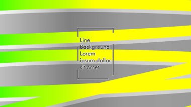yeşil ve sarı gradyan ile soyut dalga arka plan