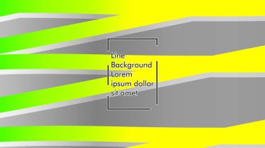 yeşil ve sarı gradyan ile soyut dalga arka plan