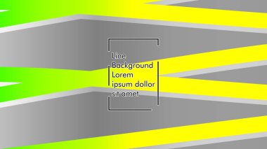 yeşil ve sarı gradyan ile soyut dalga arka plan
