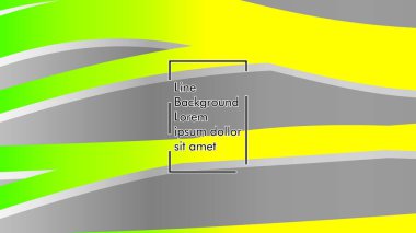 yeşil ve sarı gradyan ile soyut dalga arka plan