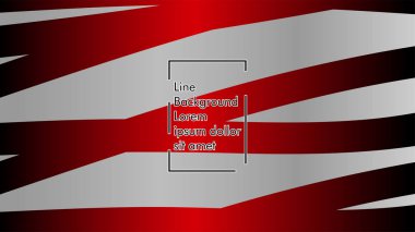 Dalgalı arka plan, kırmızı renk ve gri arka plan