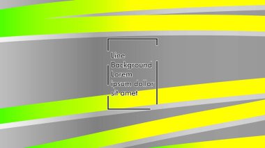 yeşil ve sarı gradyan ile soyut dalga arka plan