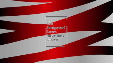 Dalgalı arka plan, kırmızı renk ve gri arka plan