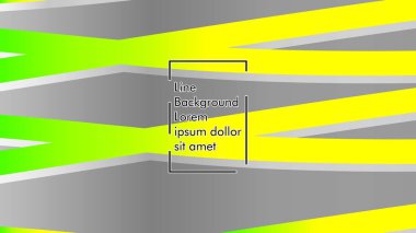 yeşil ve sarı gradyan ile soyut dalga arka plan