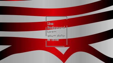 Dalgalı arka plan, kırmızı renk ve gri arka plan