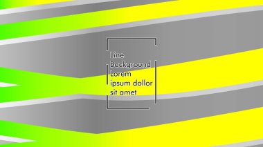 yeşil ve sarı gradyan ile soyut dalga arka plan