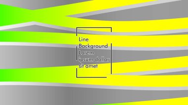 yeşil ve sarı gradyan ile soyut dalga arka plan