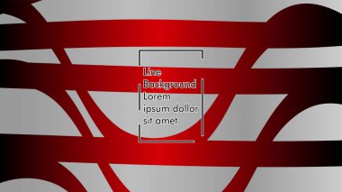 Dalgalı arka plan, kırmızı renk ve gri arka plan