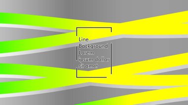 yeşil ve sarı gradyan ile soyut dalga arka plan