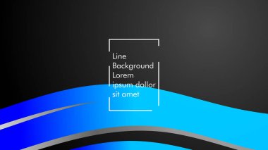 Soyut dalga arka plan mavi degrade ile