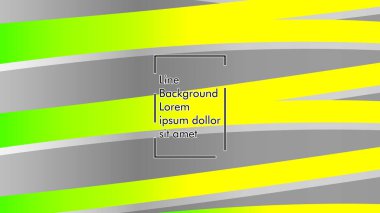 yeşil ve sarı gradyan ile soyut dalga arka plan