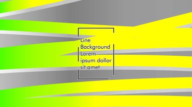 yeşil ve sarı gradyan ile soyut dalga arka plan